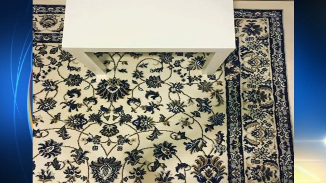 Can you find the phone in the rug?